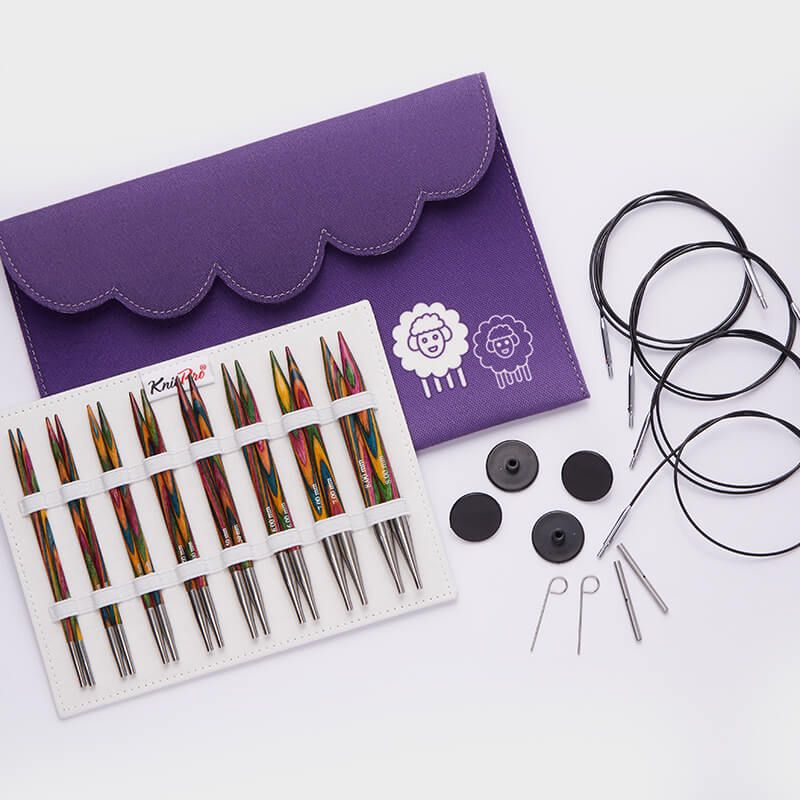 Knit Pro Symfonie Deluxe cserélhető kábeles kötőtű szett