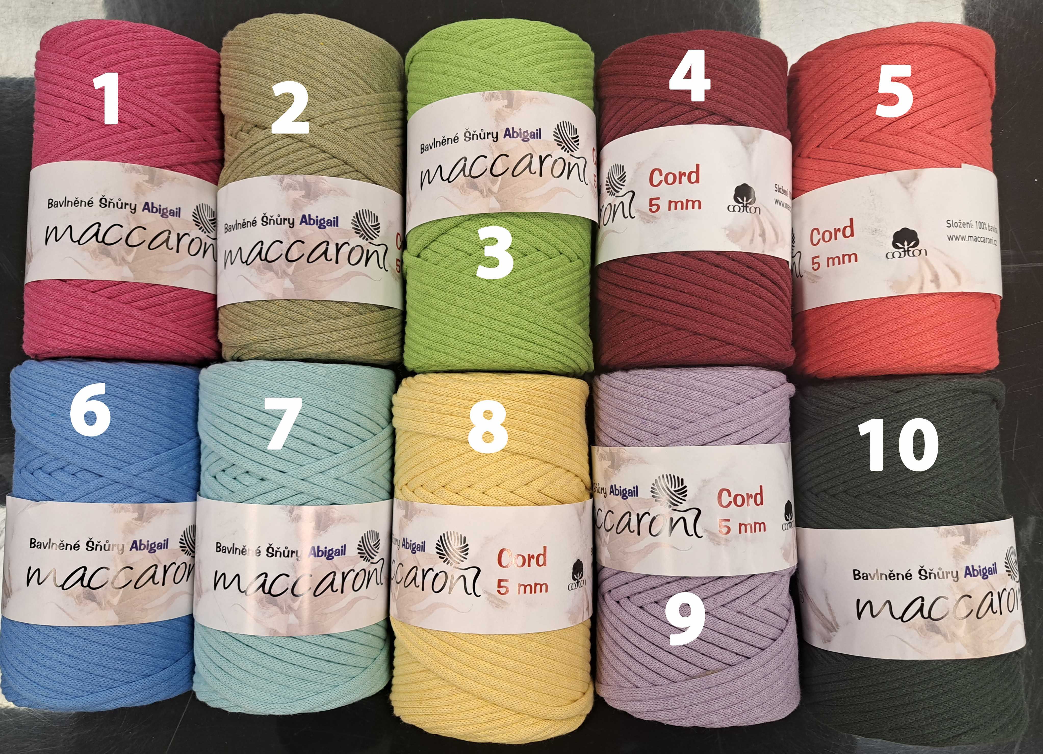 Maccaroni Abigail 5mm