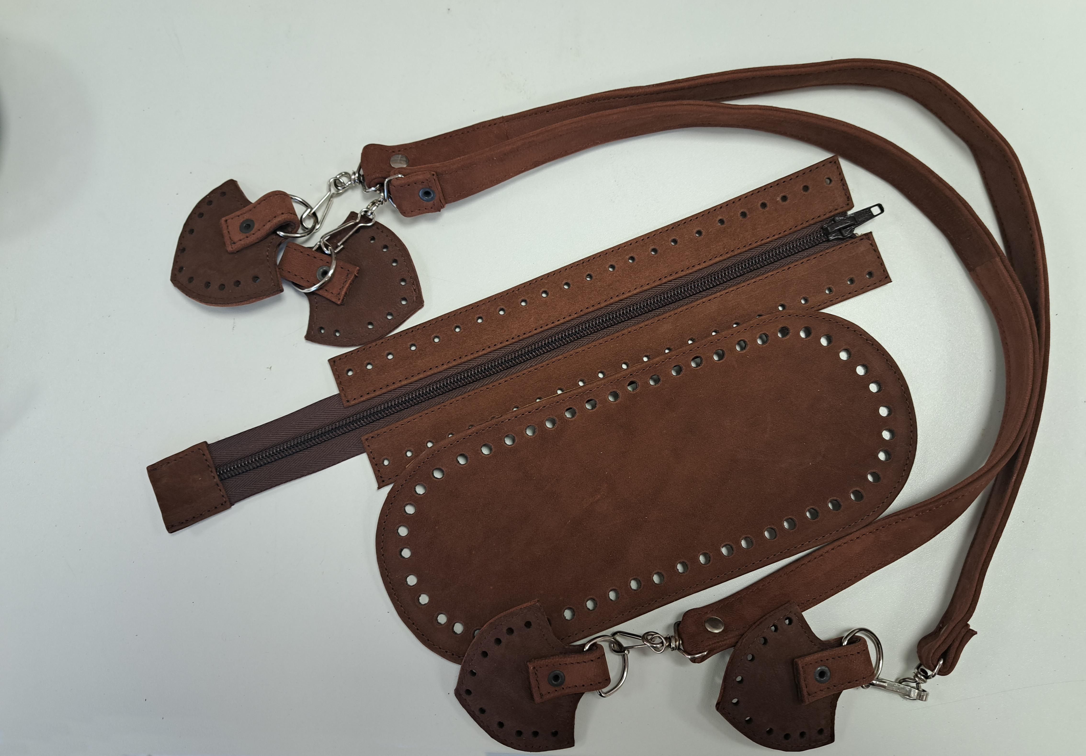 Valódi bőr táska szett