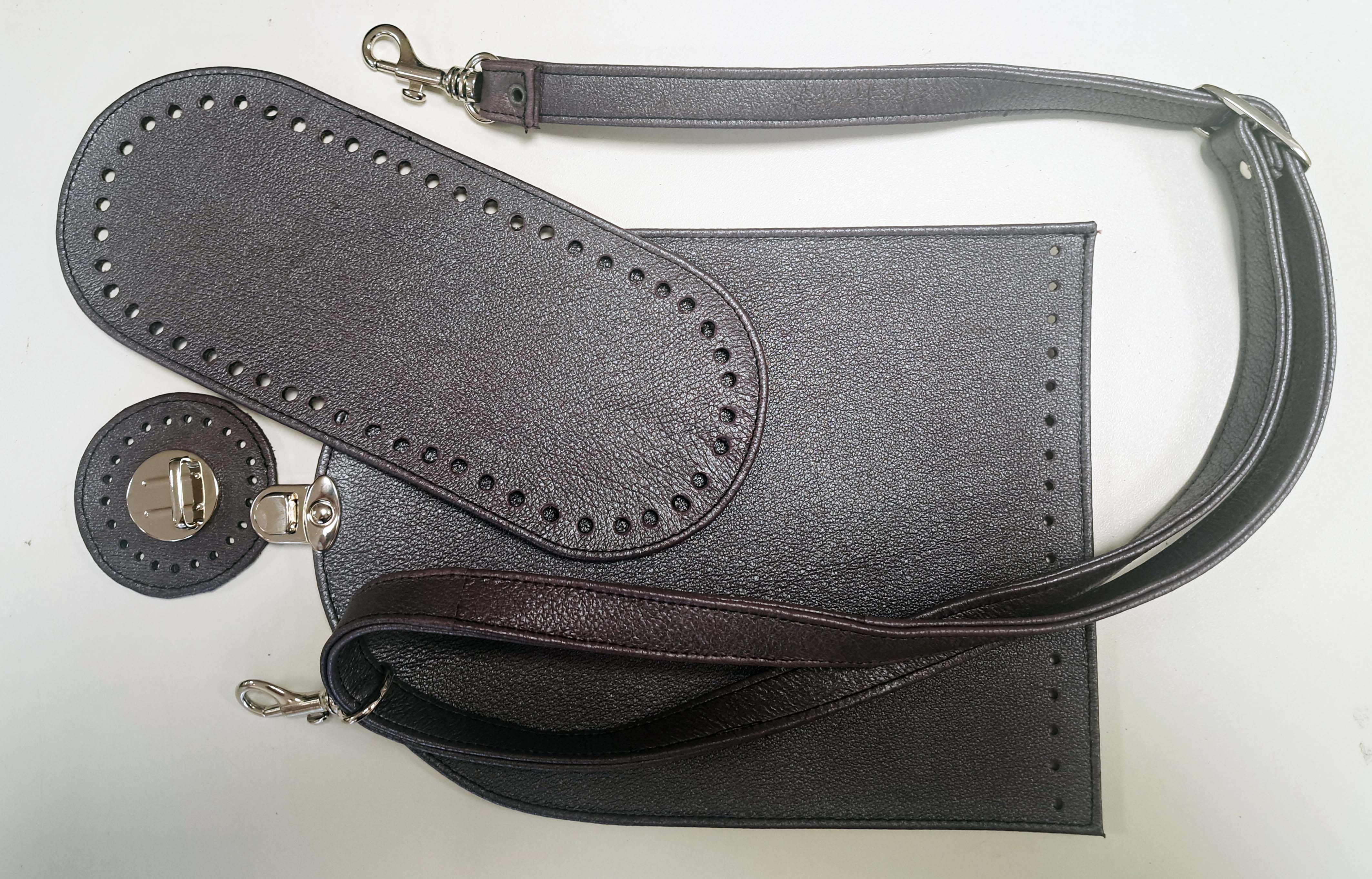 Valódi bőr táska szett